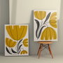 Wallity 2KNV4317 Lienzos Decorativos de 50 x 70 cm (2 piezas)